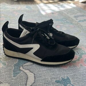 Rag & Bone Black and White Sneakers